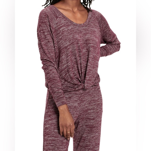 NWT - UGG Port Heather Fallon PJ Set With Side Tie - Picture 4 of 6